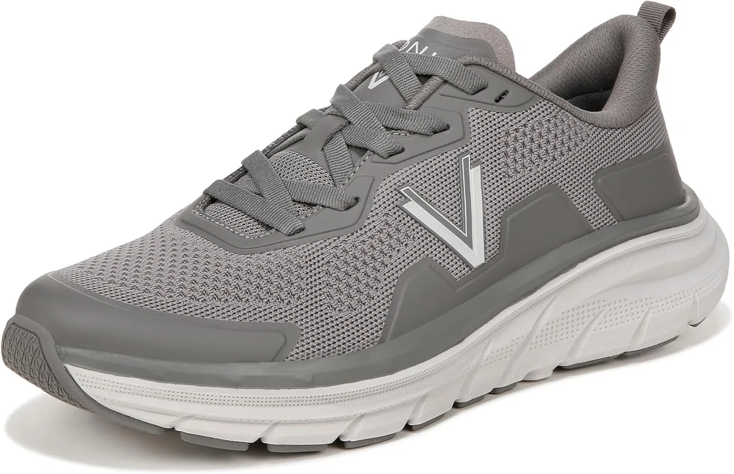 Мужские кроссовки Vionic Walk Max на шнуровке, 2-Charcoal Grey Knit