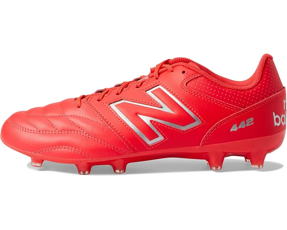 Кроссовки New Balance 442 V2 Team FG Soccer Cleats, Red/White — фото 4
