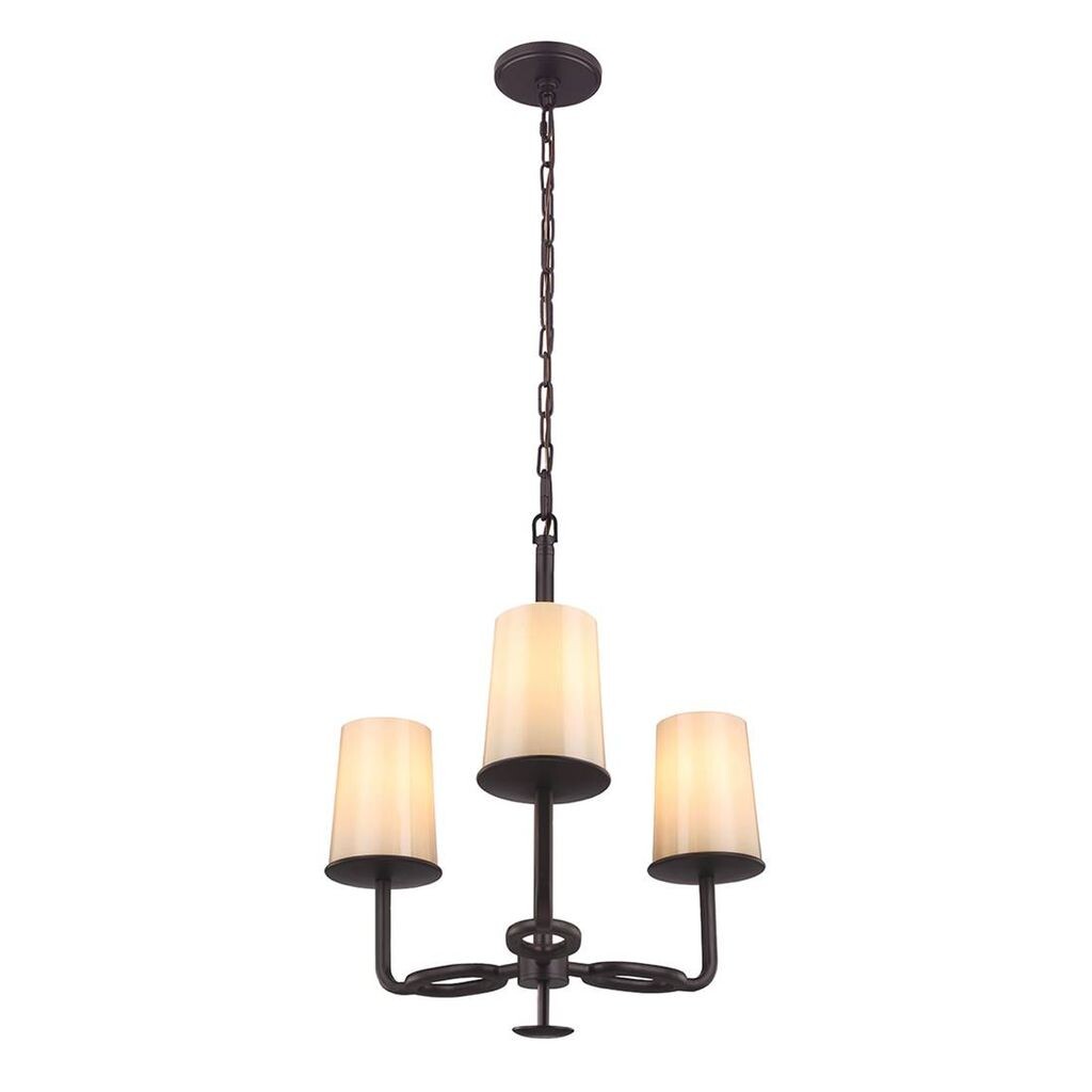 

Подвесной светильник Huntley, темная бронза и спеченное стекло, 3 лампочки Elstead Lighting