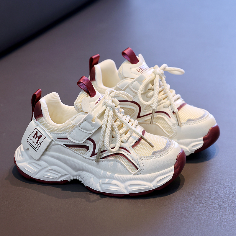 Slip Resistant, Abrasion Resistant, Breathable Kids Lifestyle Shoes Kids' KINDDOG, yy-2530 (angora красный-tianxia) — фото 3