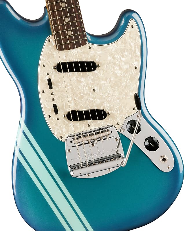 

Электрогитара Fender Vintera II 70's Mustang, RW FB ,Competition Burgundy Blue