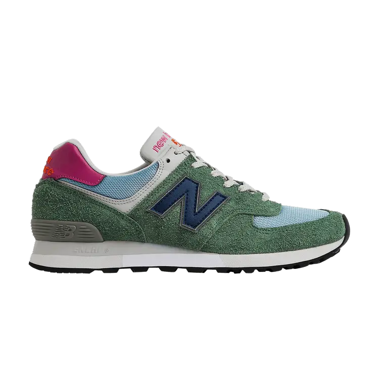 

Кроссовки New Balance 576 Made in England 'Green Stone Blue', зеленый