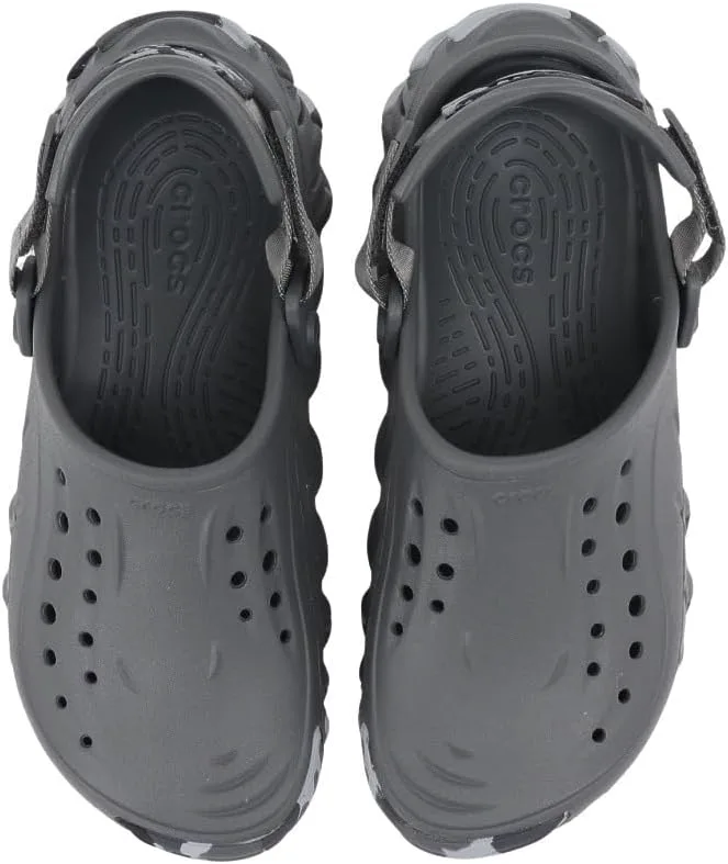 Кроксы унисекс взрослые Echo Gum Ro Crocs, серый/мультиколор — фото 3