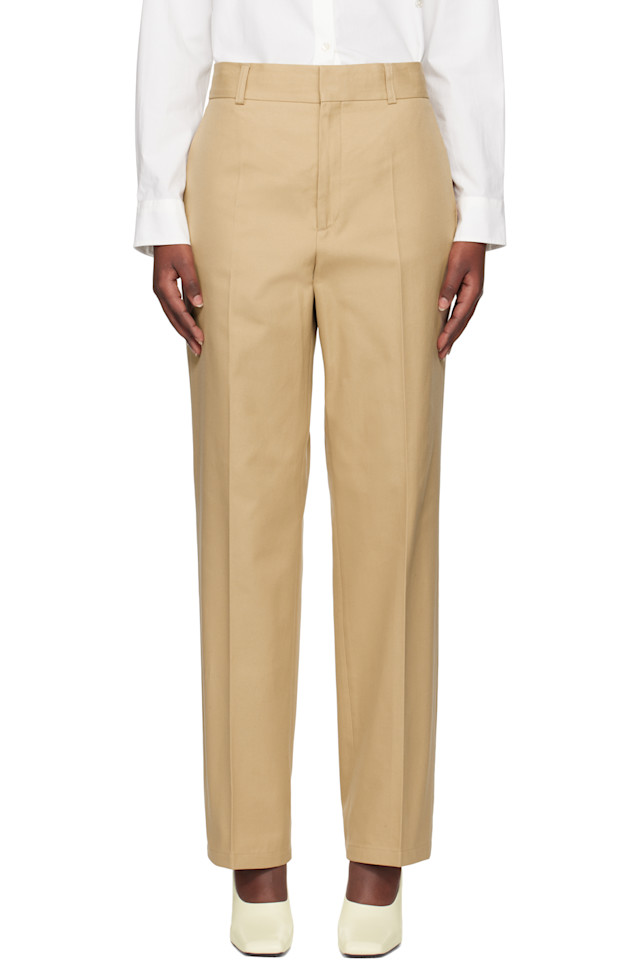 

Хлопковые брюки по фигуре Filippa K, бежевый
