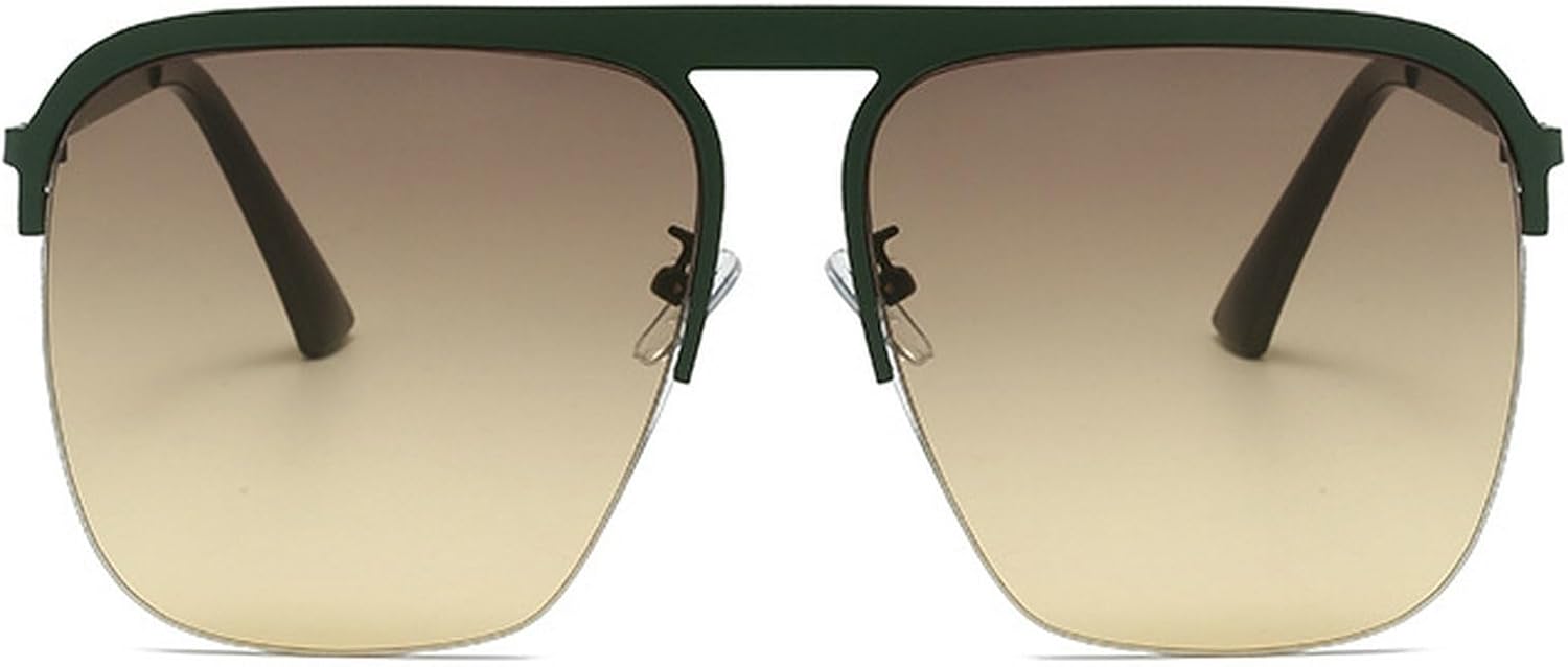 

Роскошные женские квадратные солнцезащитные очки, большие солнцезащитные очки для женщин и мужчин, модные градиентные солнцезащитные очки с защитой от УФ-излучения UV400 mincl, Black Brown