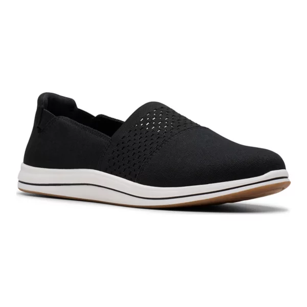 Женские туфли-слипоны Cloudstepper Breeze Vibe Clarks, черный