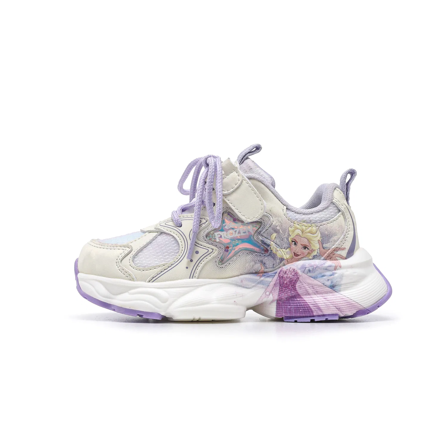 Детские кроссовки для активного отдыха Disney Frozen Beige Purple