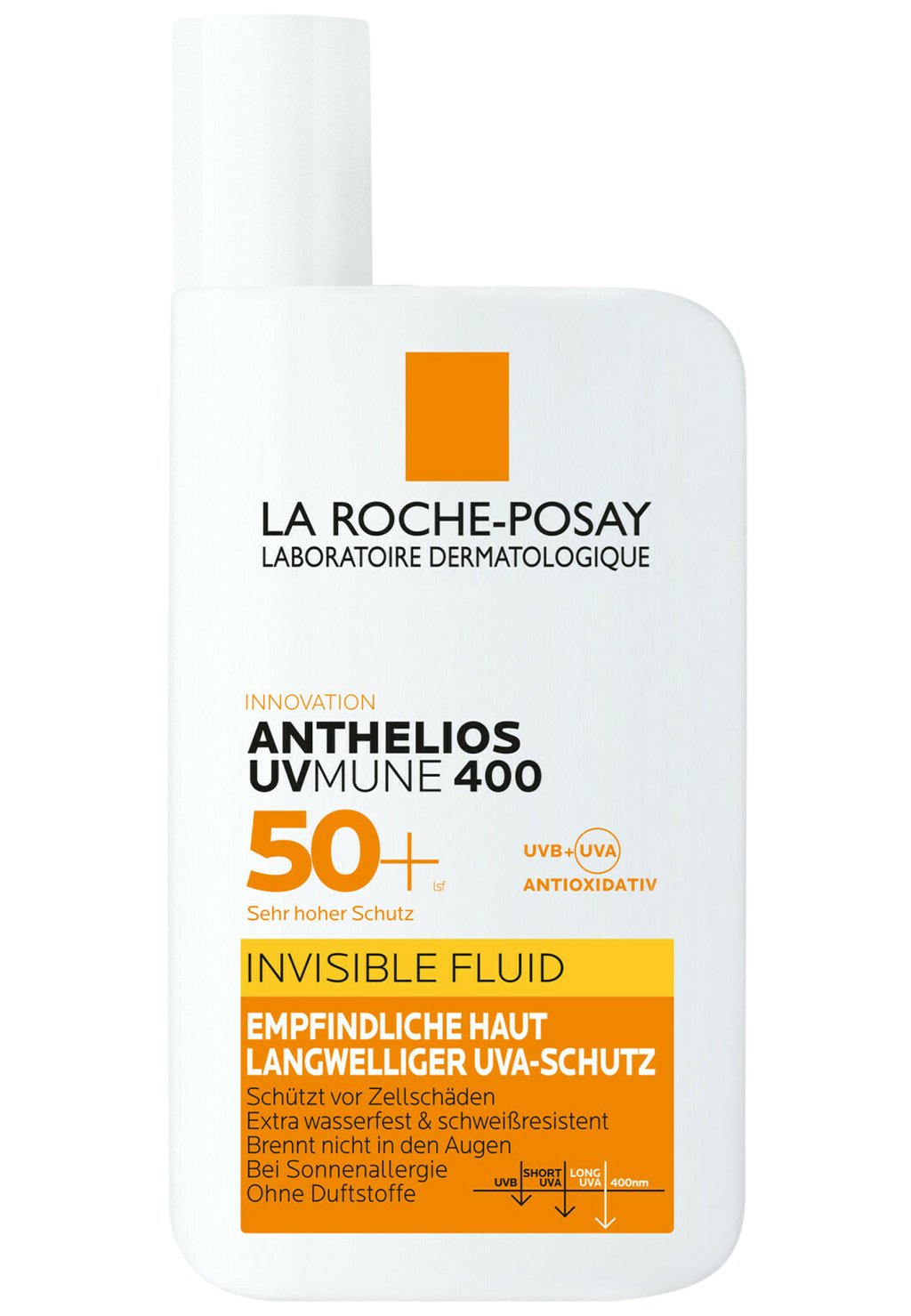 

Защита от солнца LA ROCHE-POSAY SUN CARE ANTHELIOS INVISIBLE FLUID UVMUNE 400 LSF, цвет weiß