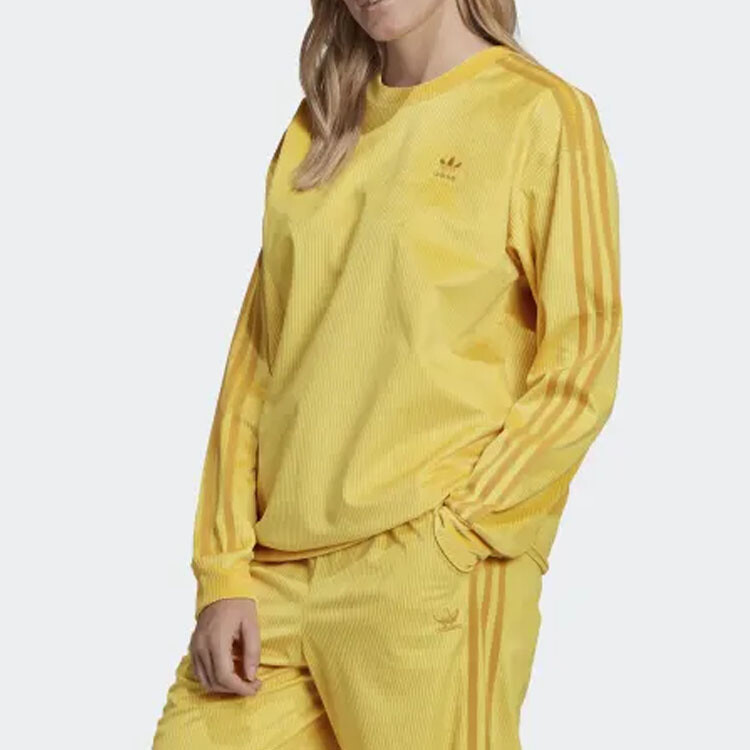 Толстовка женская желтая Adidas Originals — фото 2