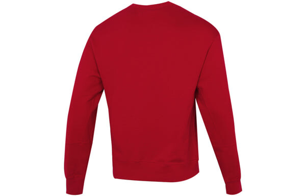 Толстовка Men's Air Jordan Casual Sports Alphabet Printing Round Neck Pullover Red, красный — фото 2
