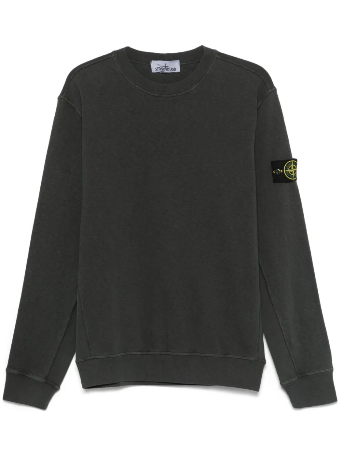 

Stone Island толстовка с логотипом Compass, серый