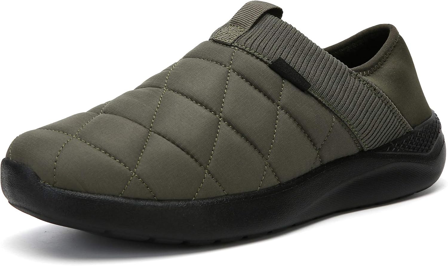 

Тапочки KUBUA для мужчин и женщин, домашняя обувь, плюшевые, слипоны, садовые лоферы, зеленый