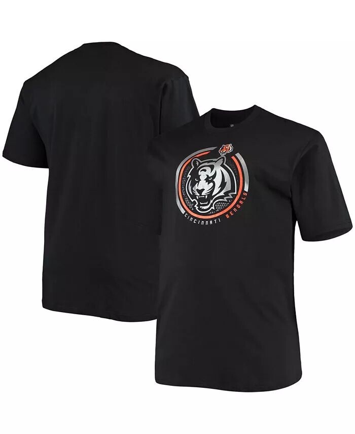 

Мужская черная футболка Big and Tall Cincinnati Bengals Color Pop Fanatics