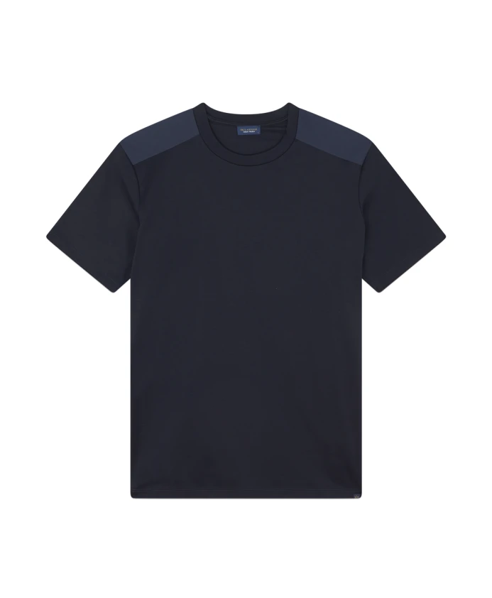 

Водонепроницаемая эластичная хлопковая футболка Paul & Shark, синий