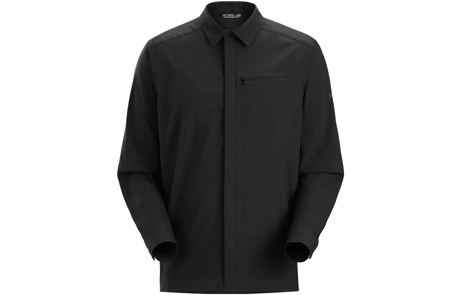 Рубашка SKYLINE мужская с лацканом Arcteryx, Serene Heather Blue Gray — фото 4