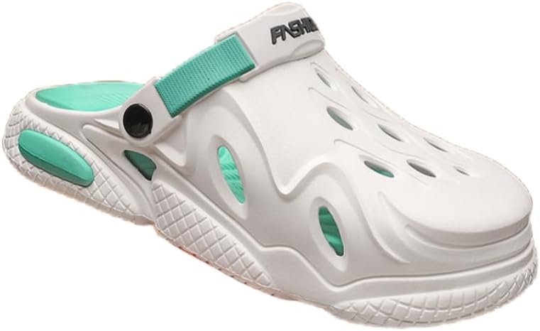 

Мужские повседневные мюли из EVA Hoalox, белый/зеленый