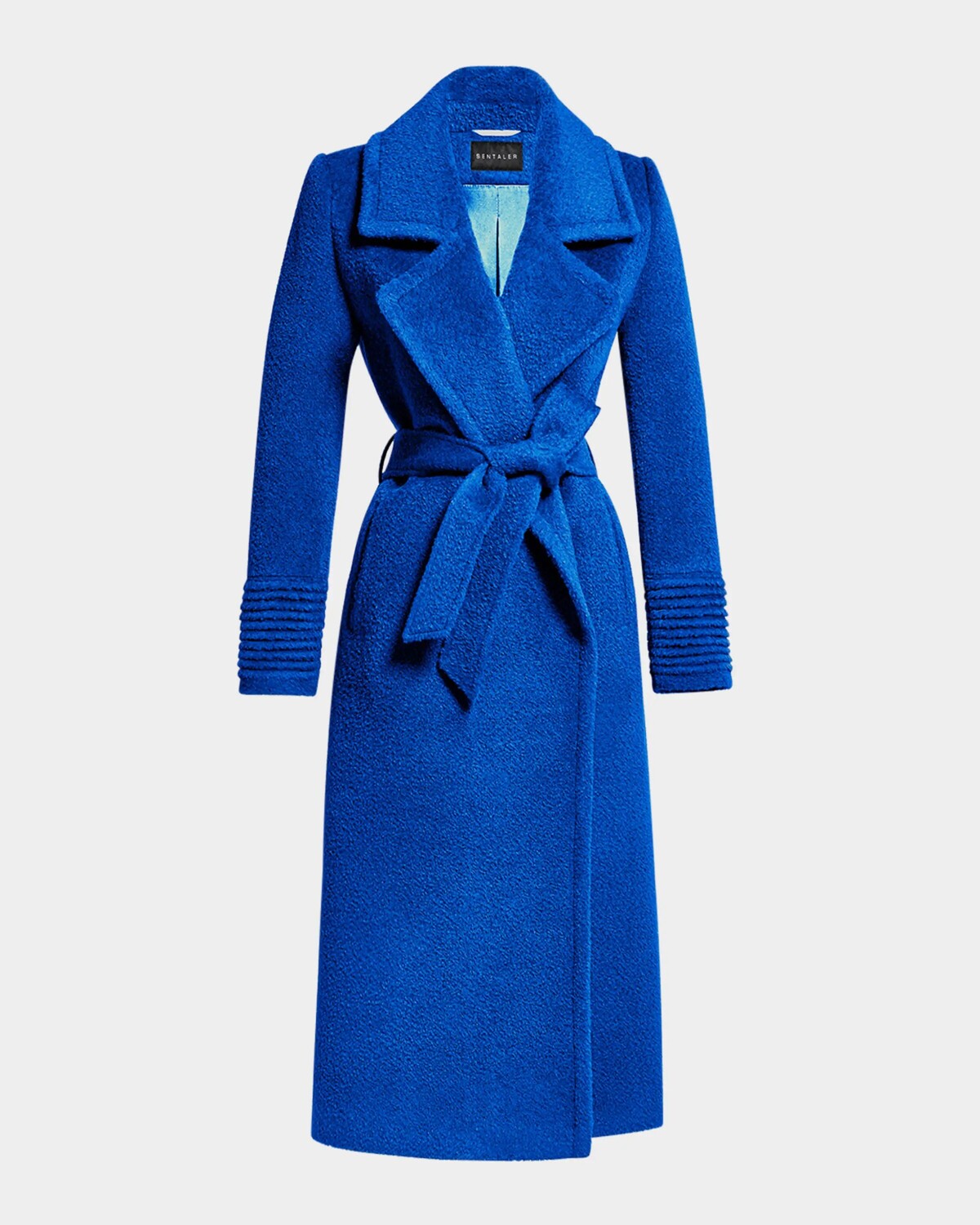 

Пальто с длинным воротником и запахом букле из альпаки Sentaler, цвет Cobalt Blue, Синий, Пальто с длинным воротником и запахом букле из альпаки Sentaler, цвет Cobalt Blue
