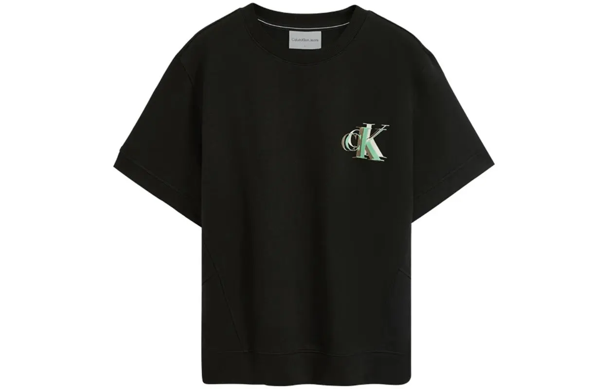 

Футболка мужская космическая черная Calvin Klein, черный