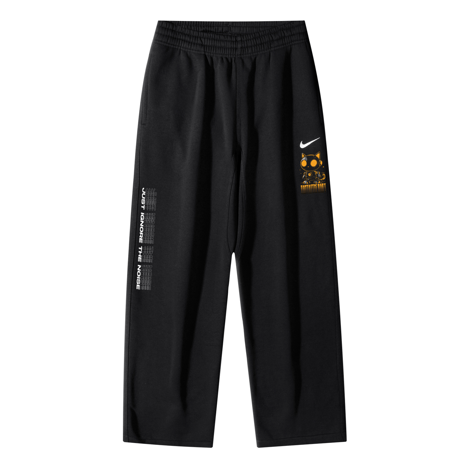 

Nike Клубные брюки AS OH Pant Swoosh NF вязаные спортивные штаны Unisex черные