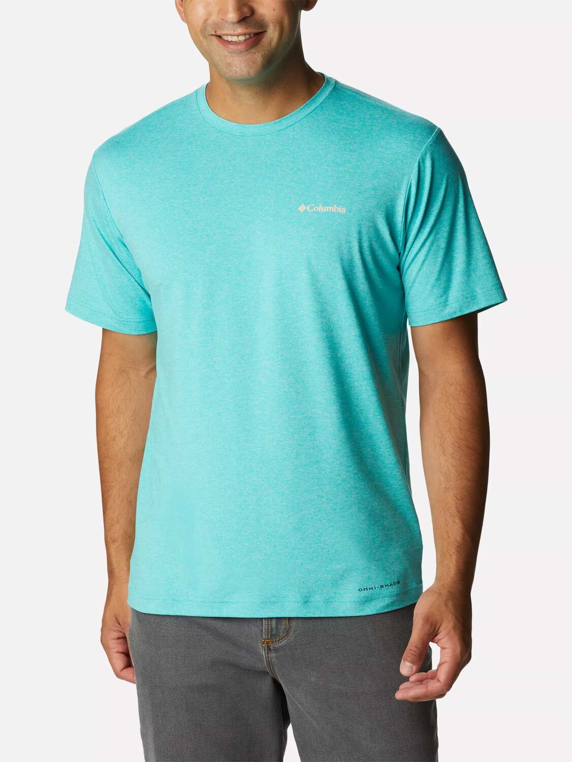 

Футболка Columbia Tech Trail Graphic Tee, синий