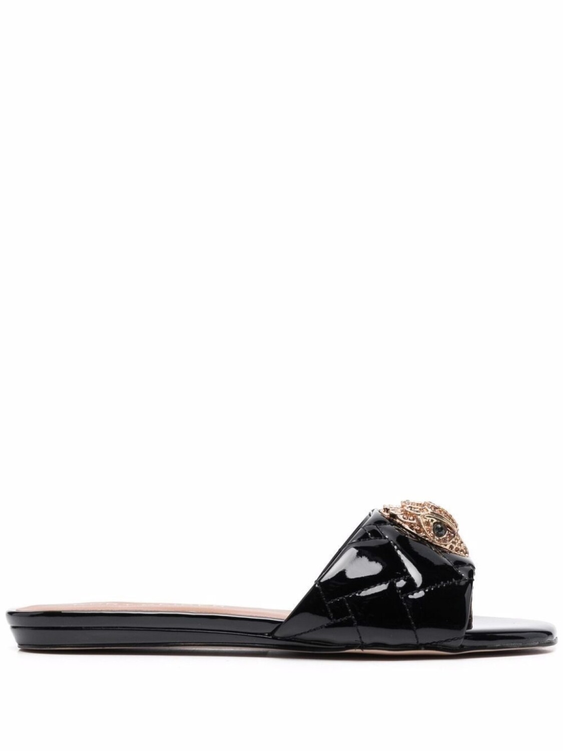 Сандалии с кристаллами Kurt Geiger London, черный