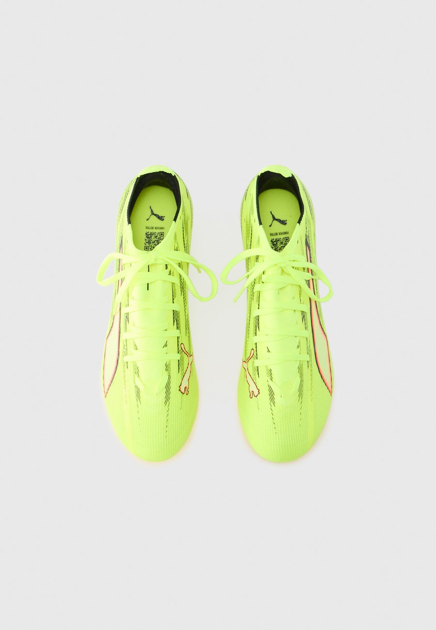 Кроссовки Puma ULTRA 6 MATCH, Yellow Alert/Black/Silver-Coloured/Glowing Red/Neon Green — фото 4