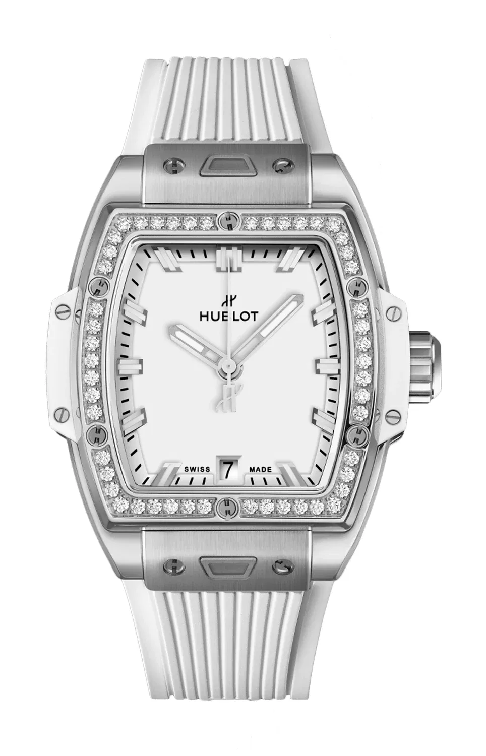 SPIRIT OF BIG BANG ТИТАН БЕЛЫЕ БРИЛЛИАНТЫ 39 ММ - 662.NE.2010.RW.1204 HUBLOT, синий