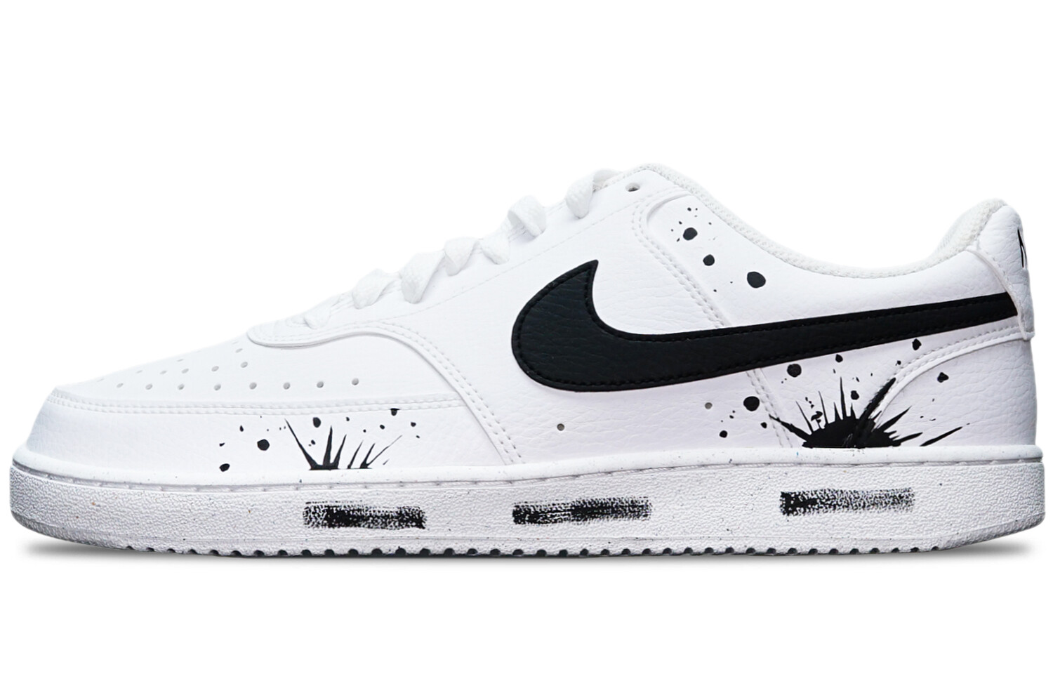 

Кроссовки Nike Court Vision 1 Skateboard Shoes Men Low-Top Black White