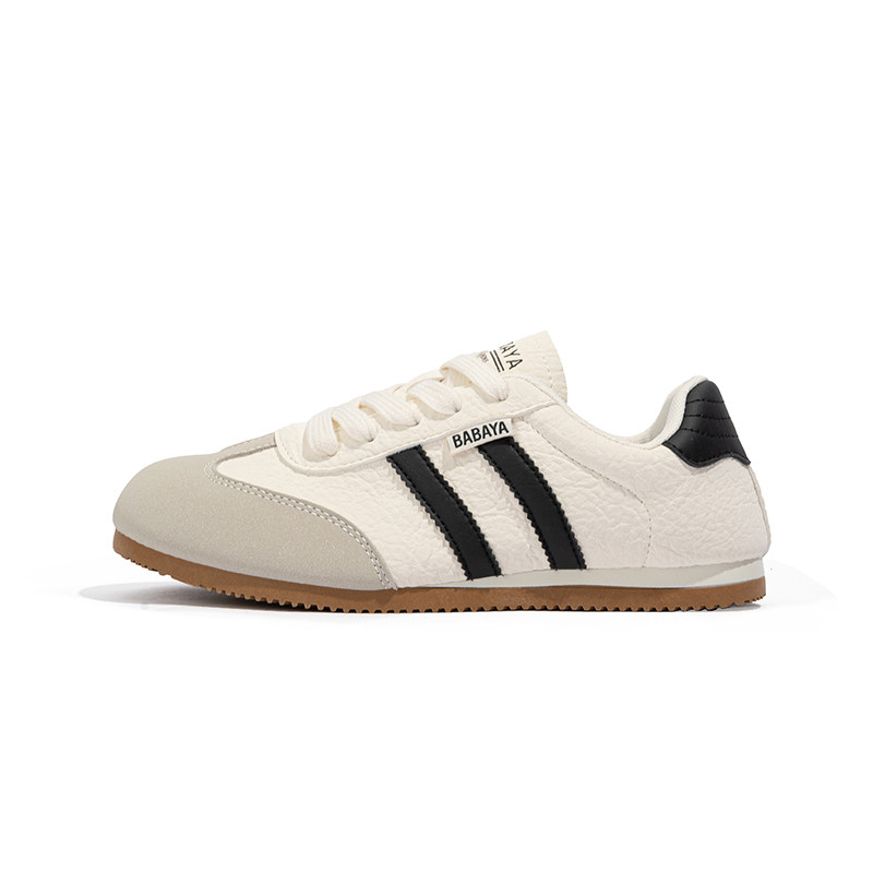 

Babaya Кроссовки Lightweight Shock Absorbers Low Top Kids' Skateboarding Shoes Beige Black Teenagers