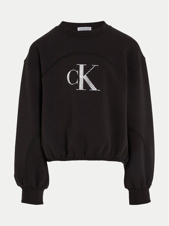 Толстовка стандартного кроя Calvin Klein, черный — фото 4
