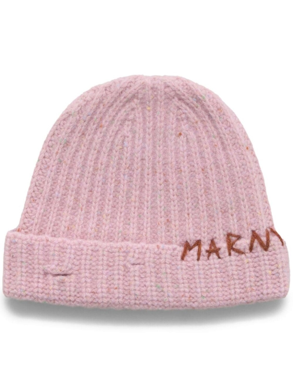 

Marni шапка-бини с вышитым логотипом, розовый