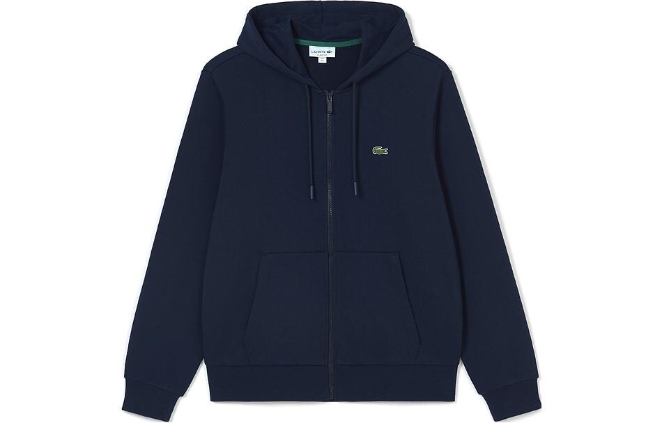 

Толстовка мужская темно-синяя Lacoste, темно-синий
