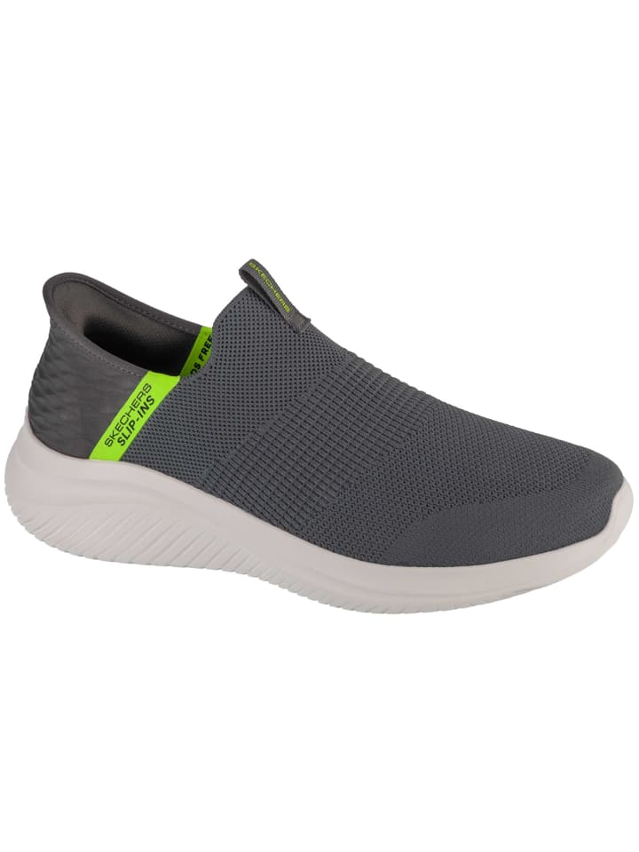 

Кроссовки на шнуровке Skechers, серый