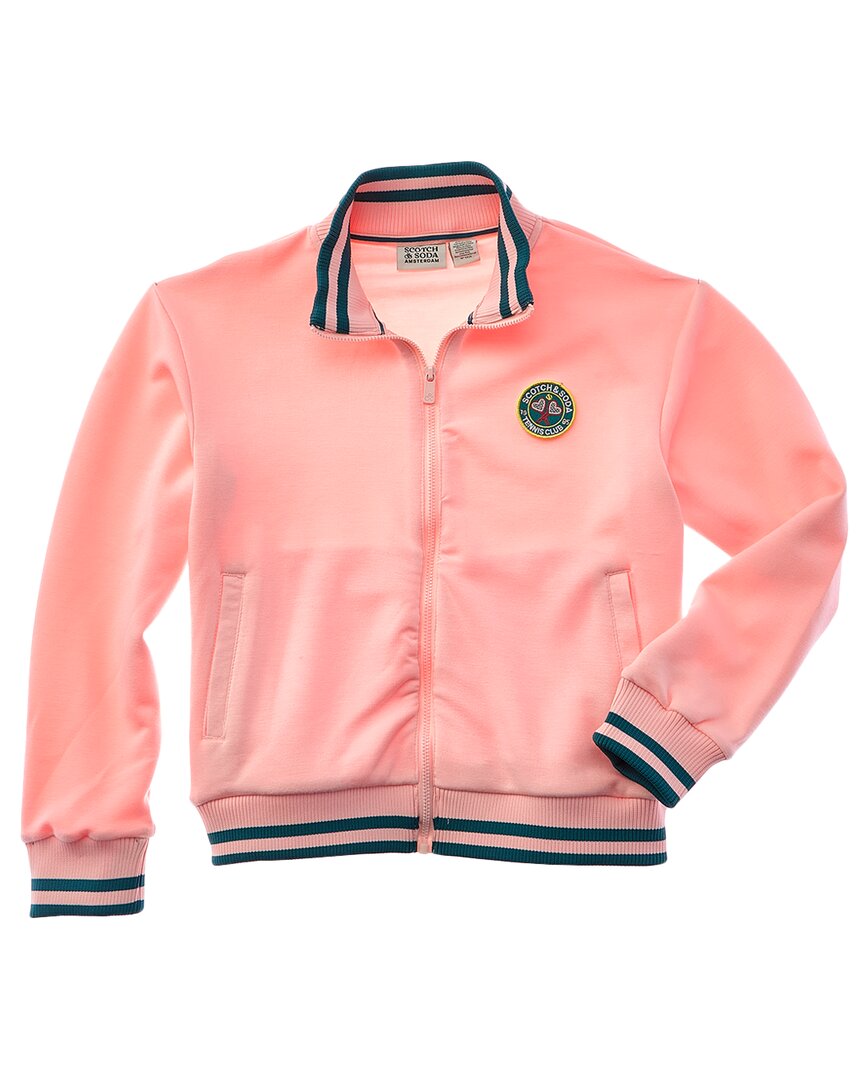 

Scotch & Soda S&S Tennis Group двойной трикотажный спортивный жакет, розовый