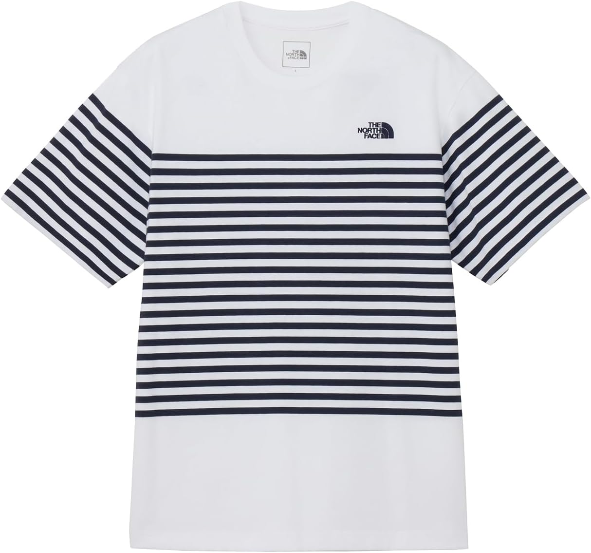 

Мужская футболка с коротким рукавом THE NORTH FACE с полосками, белый