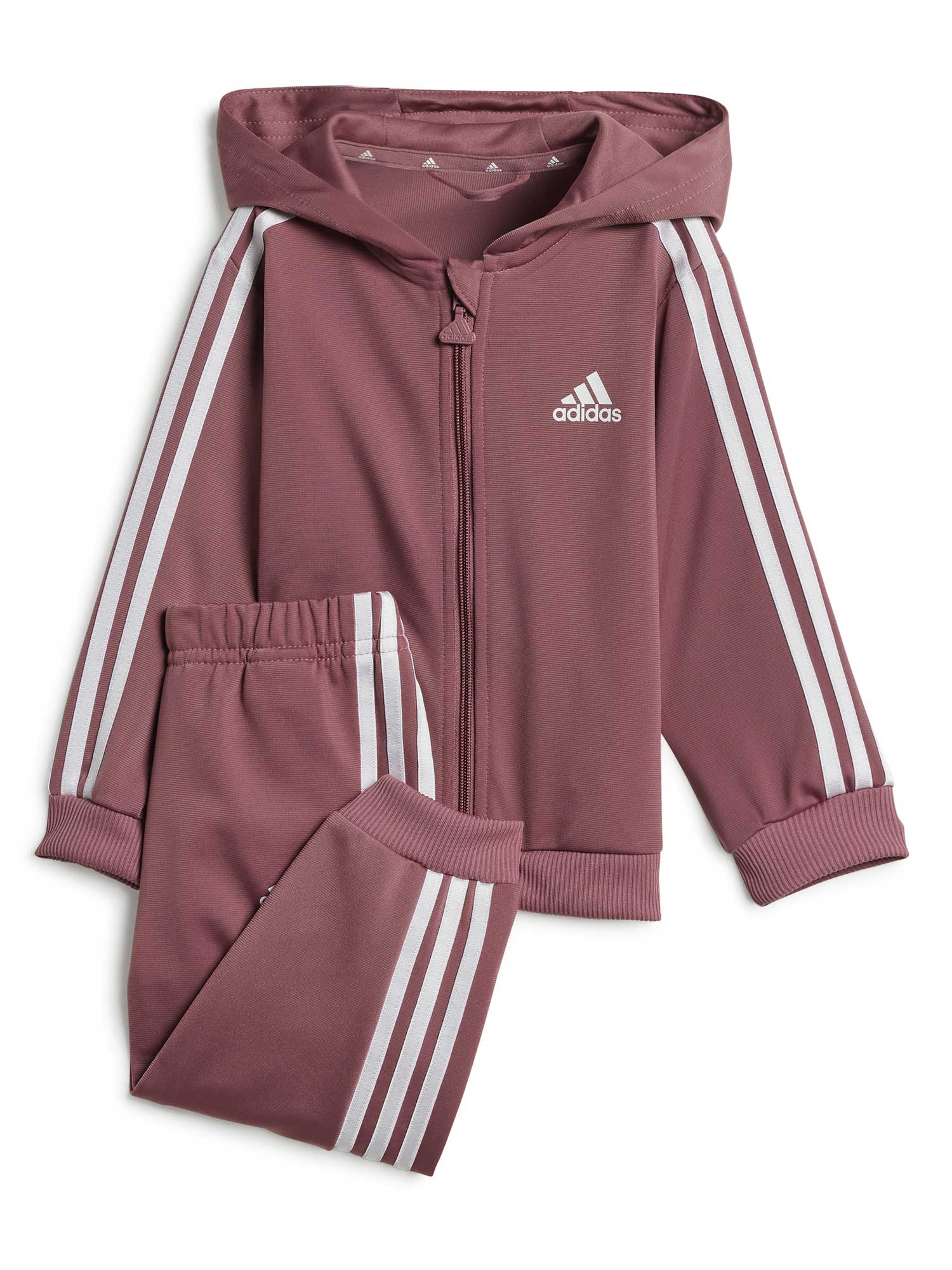 

Спортивный костюм Adidas Sportswear Essentials Shiny Hooded, красный