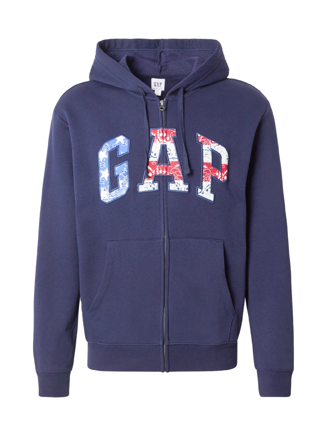 Толстовка на молнии Gap HERITAGE синего и темно-синего цвета