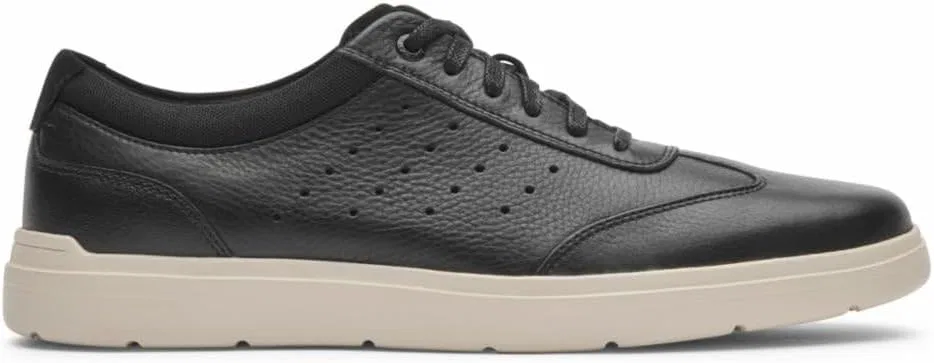 Мужские туфли Rockport Total Motion Court T-Toe Oxford, Black — фото 2
