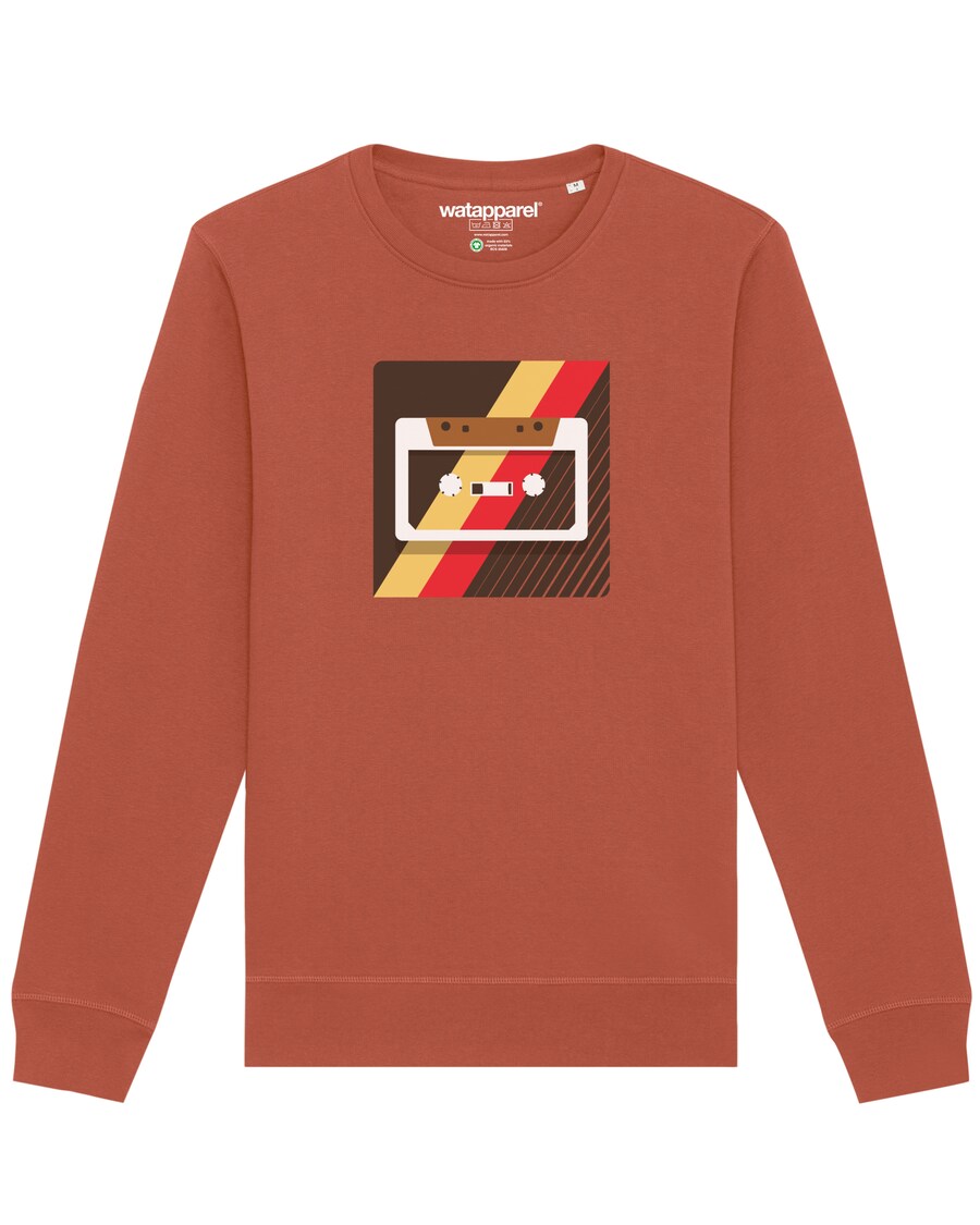 

Свитер Watapparel Sweatshirt Kassette, цвет auburn