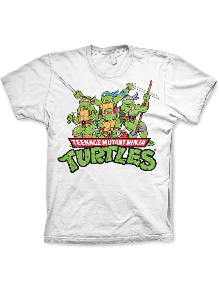 

Teenage Mutant Ninja Turtles Белая футболка, Белый, Teenage Mutant Ninja Turtles Белая футболка