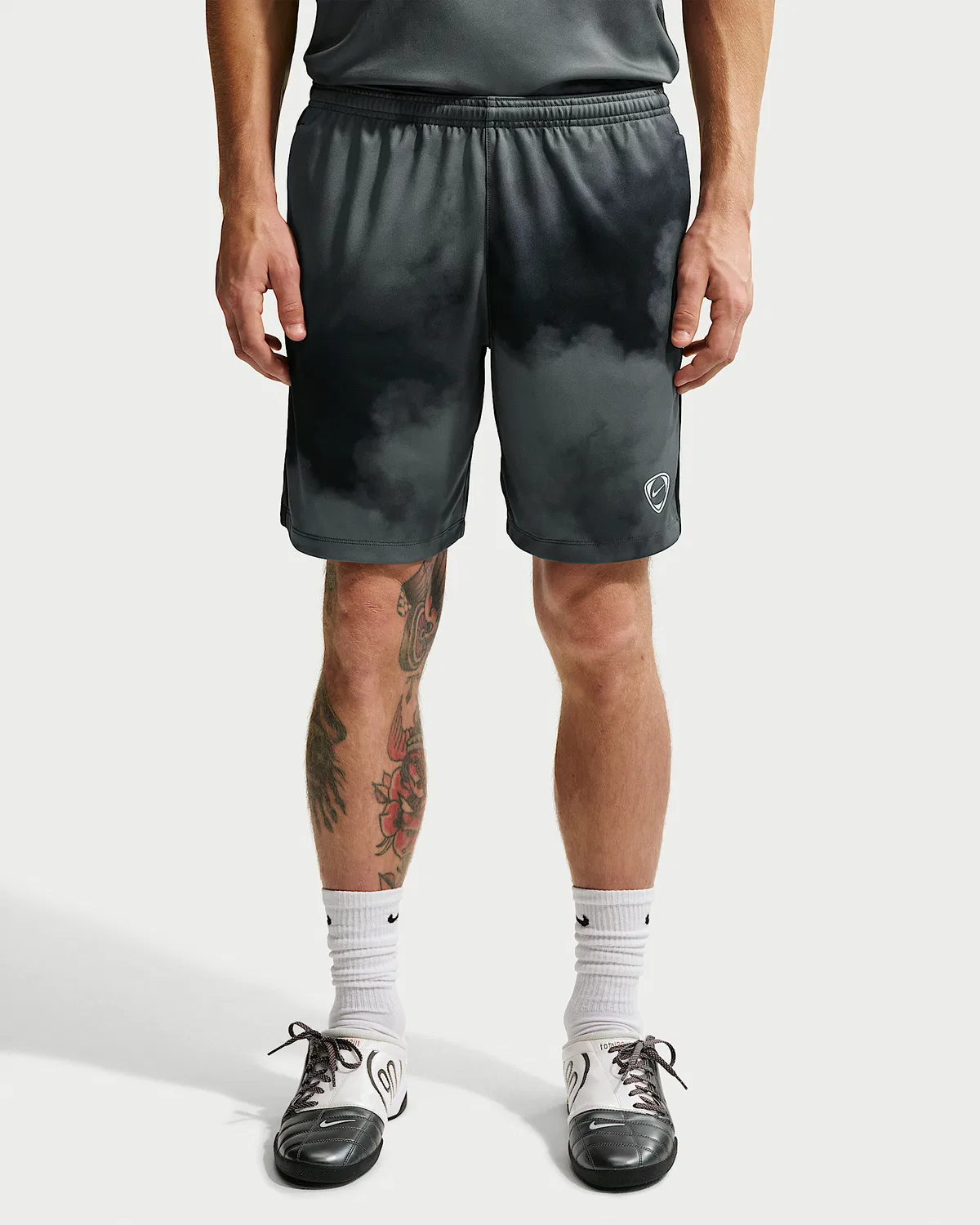 Мужские футбольные шорты Dri-FIT Nike Academy+, Black/Smoke Grey/White — фото 2