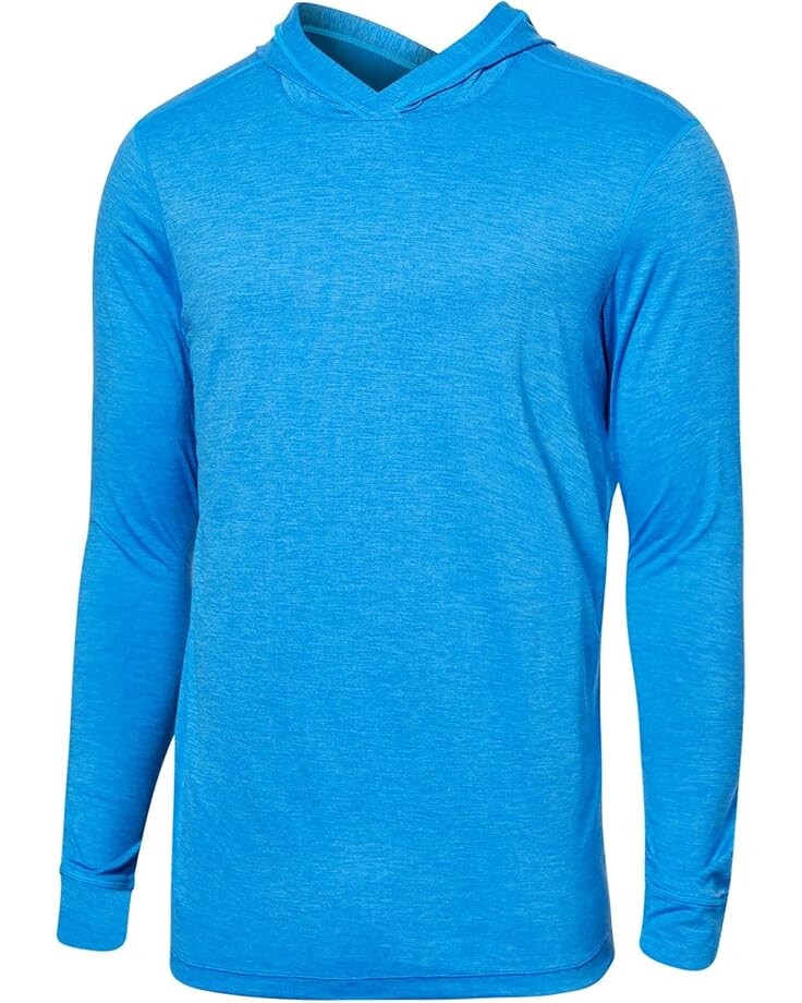 

Худи SAXX UNDERWEAR Droptemp All Day Cooling Pullover Hoodie, цвет Racer Blue Heather