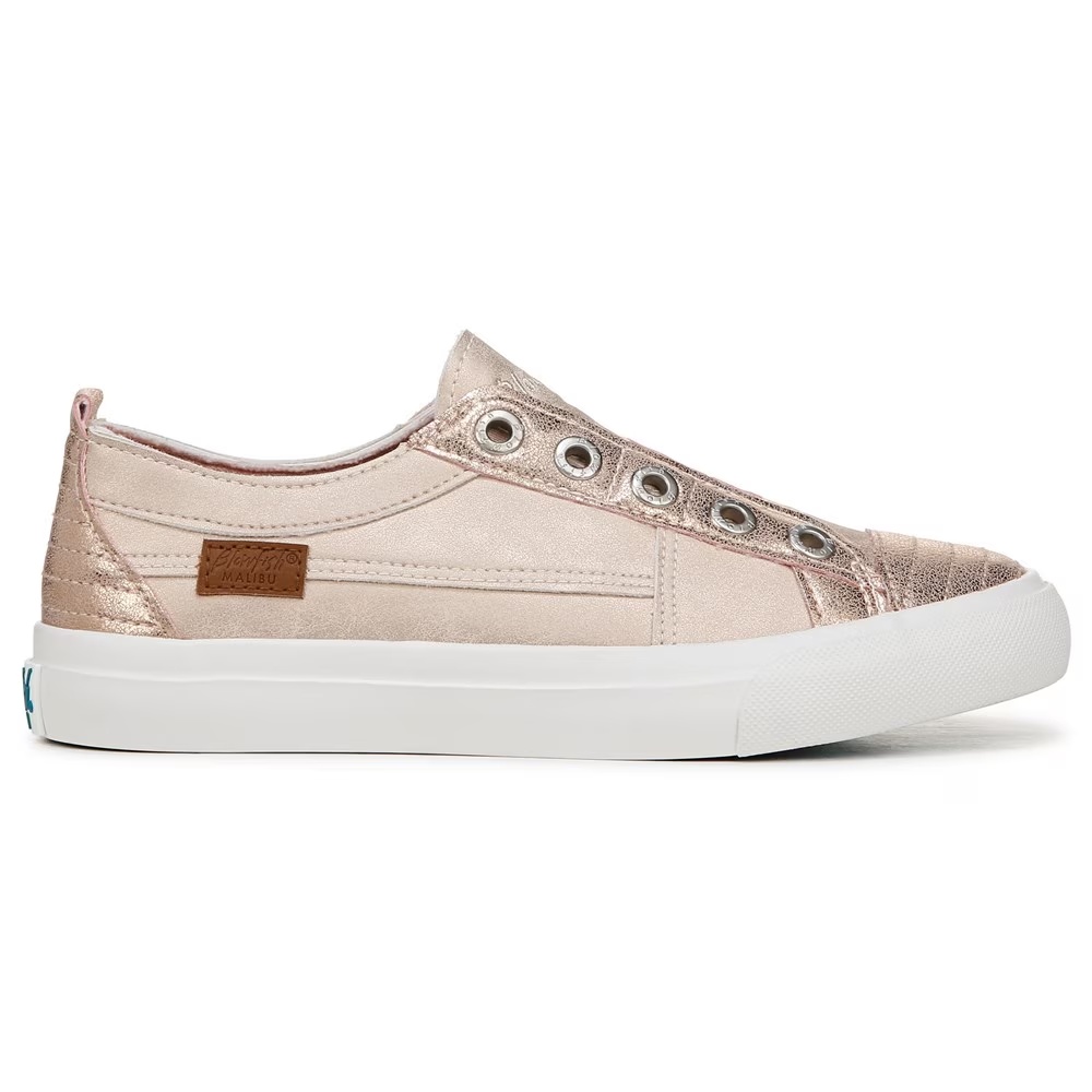 Кеды без шнуровки Blowfish Malibu, rosegold faux leather — фото 2