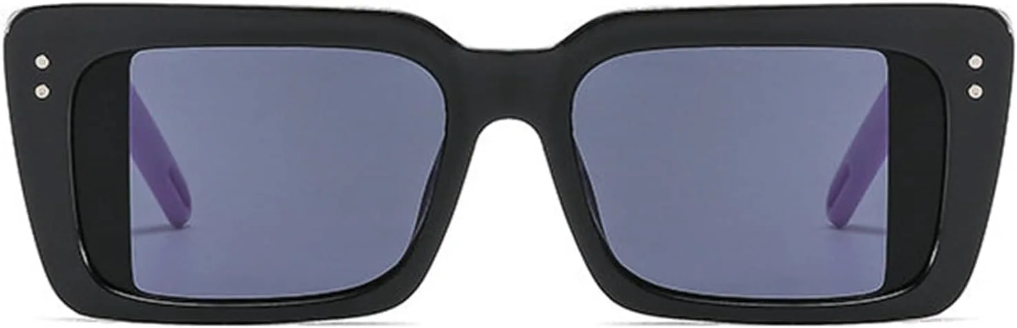 

Солнцезащитные очки Willochra в квадратной оправе для женщин и мужчин, массивные прямоугольные солнцезащитные очки черного цвета с защитой UV400, цвет F27, C3