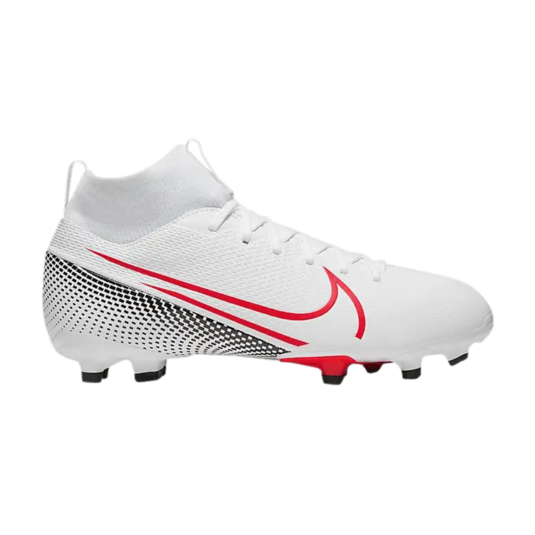 

Бутсы Nike Mercurial Superfly 7 Academy MG GS 'White Crimson', белый
