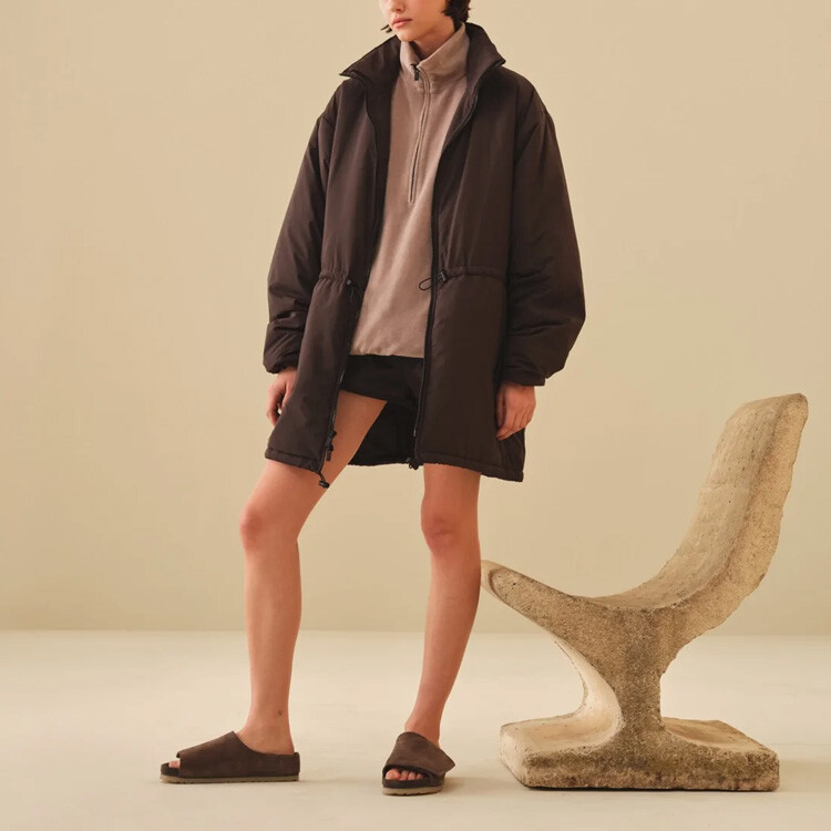 SS22 Стеганая куртка мужская Iron Fear Of God Essentials, черный — фото 3