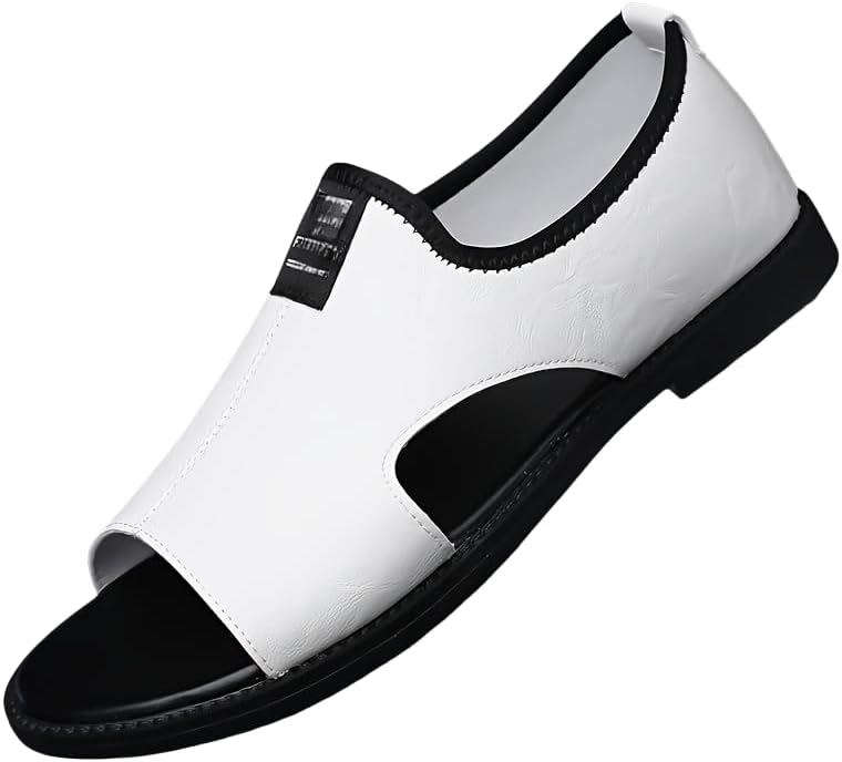 

Летние сандалии, модные лоферы с открытым носком, идеально подходят для пляжного отдыха, для поездок на автомобиле и прогулок Hhhchpm, белый