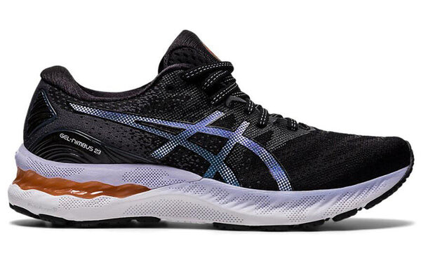 Кроссовки гель нимбус 23 Asics, черный — фото 2