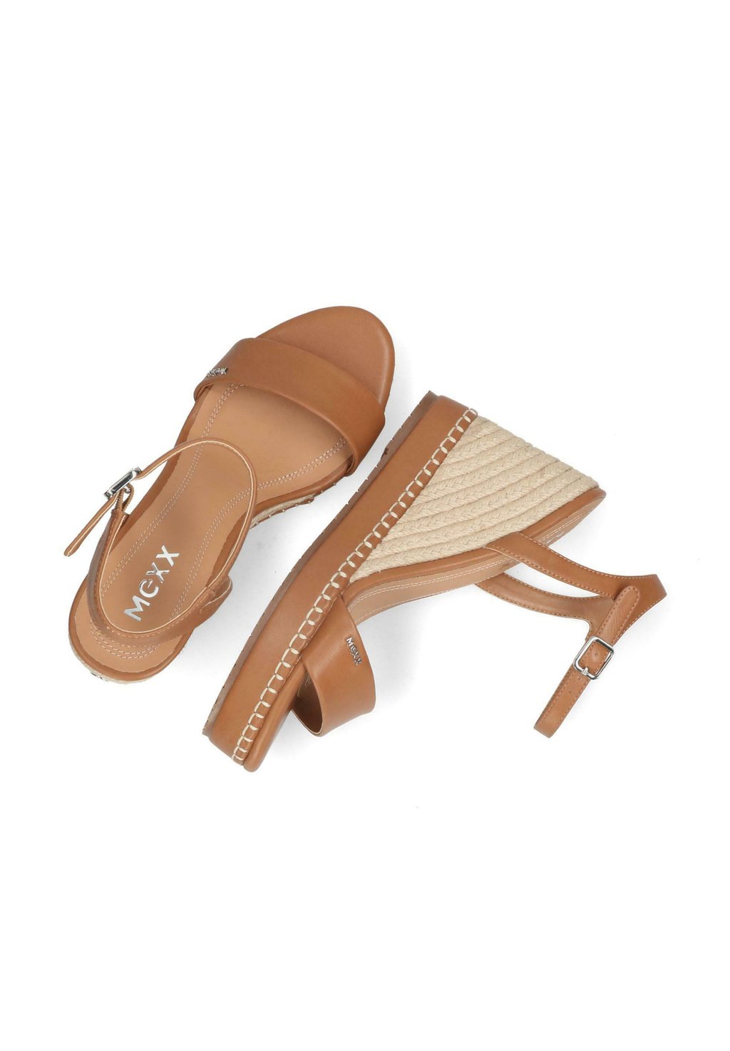 Босоножки на танкетке RICKY PALACE - High heeled sandals Mexx, цвет Cognac — фото 3