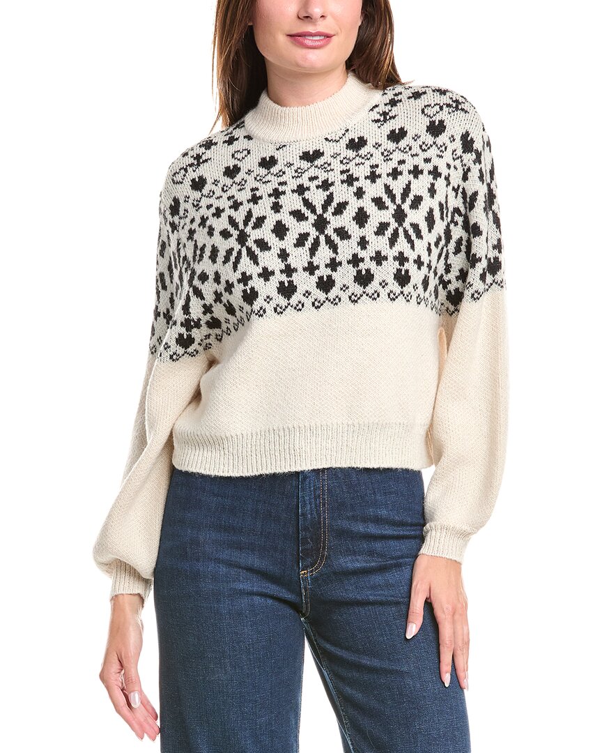 

Свитер из шерсти и мохера Saltwater Luxe, белый